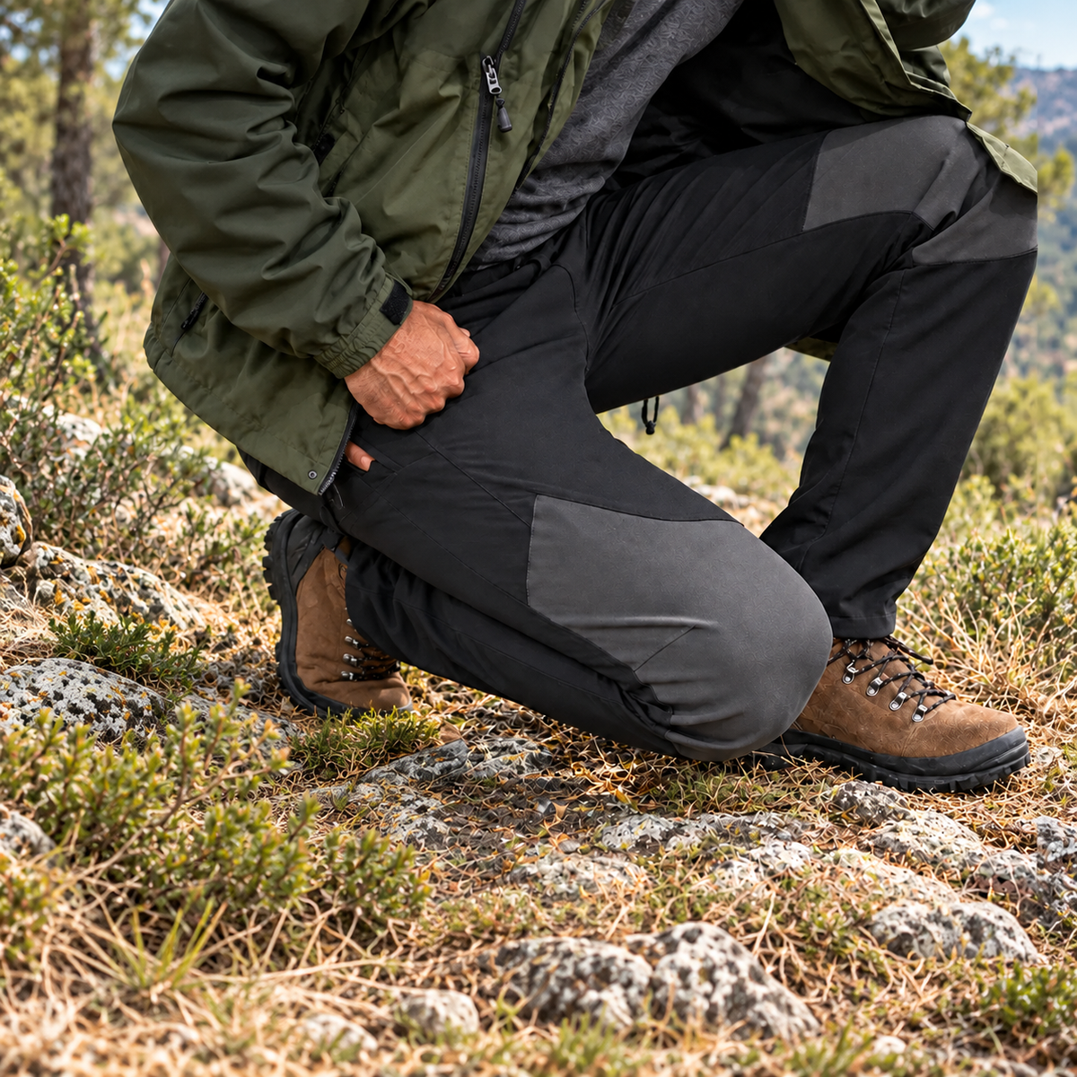 Varel | Pantaloni da trekking con vita elasticizzata