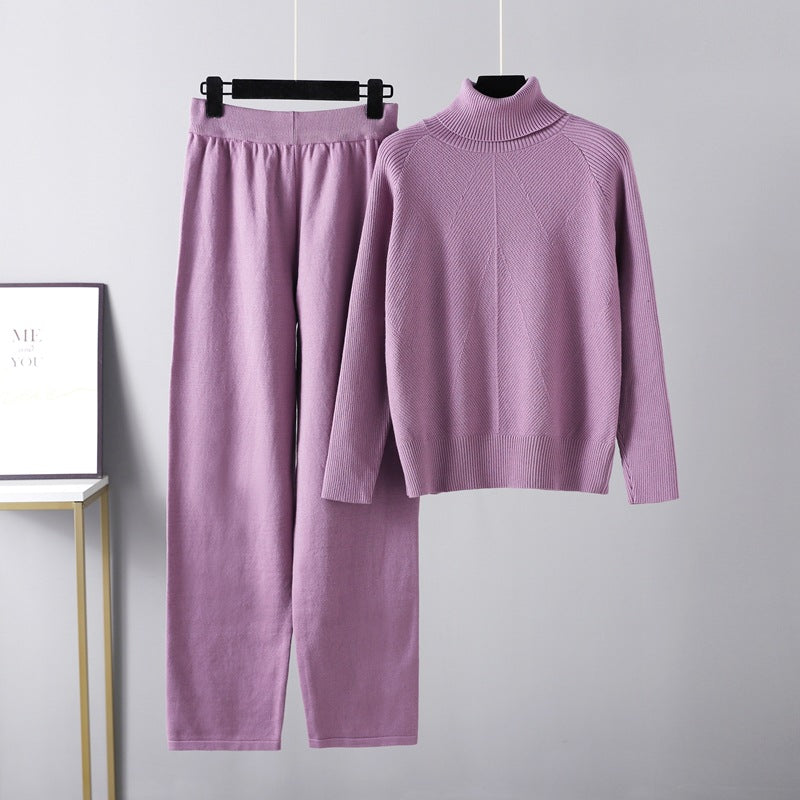 Varel | Completo due pezzi Lounge in maglia intrecciata