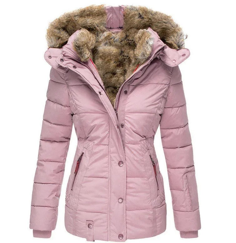 Varel | Cappotto invernale caldo con fodera in pelliccia