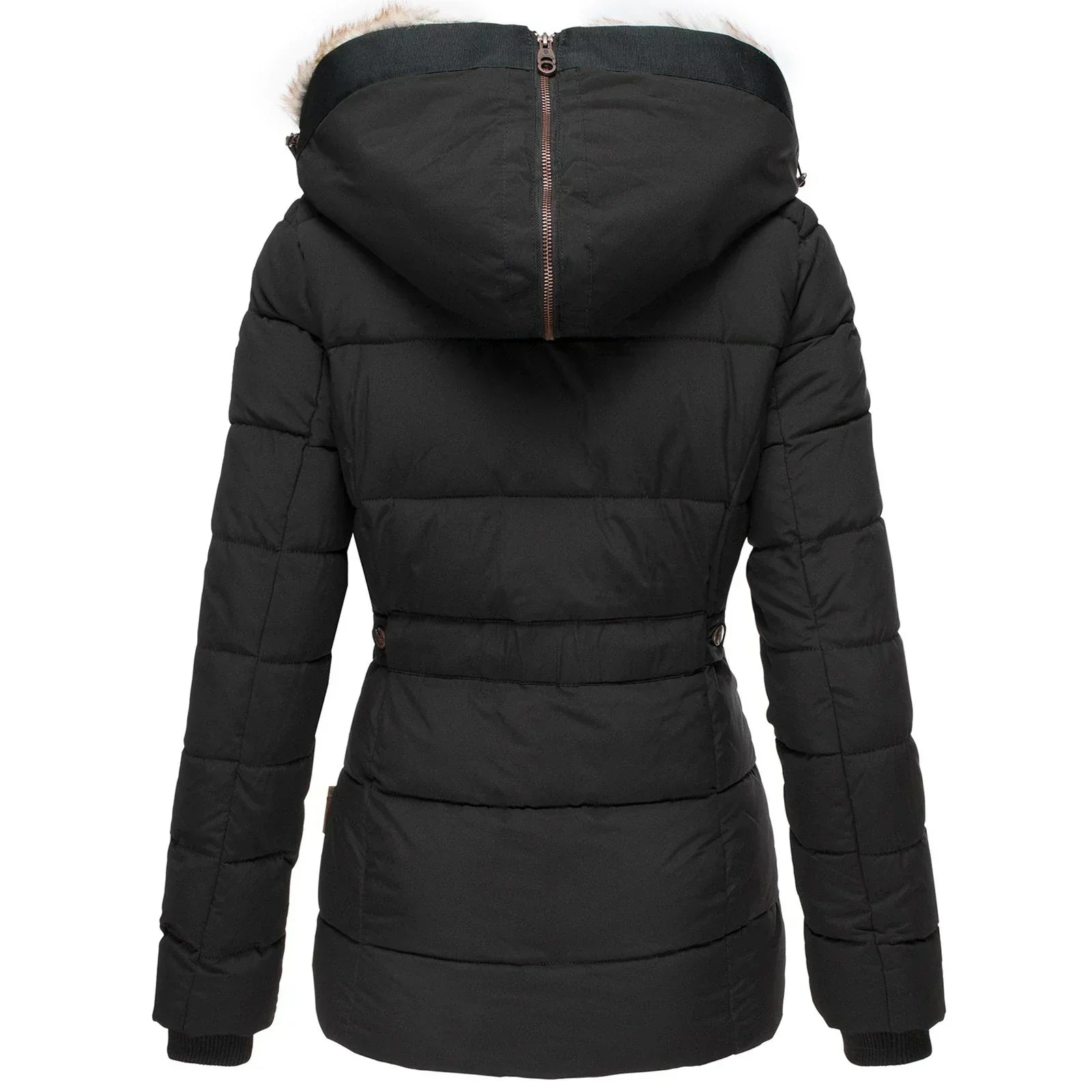 Varel | Cappotto invernale caldo con fodera in pelliccia