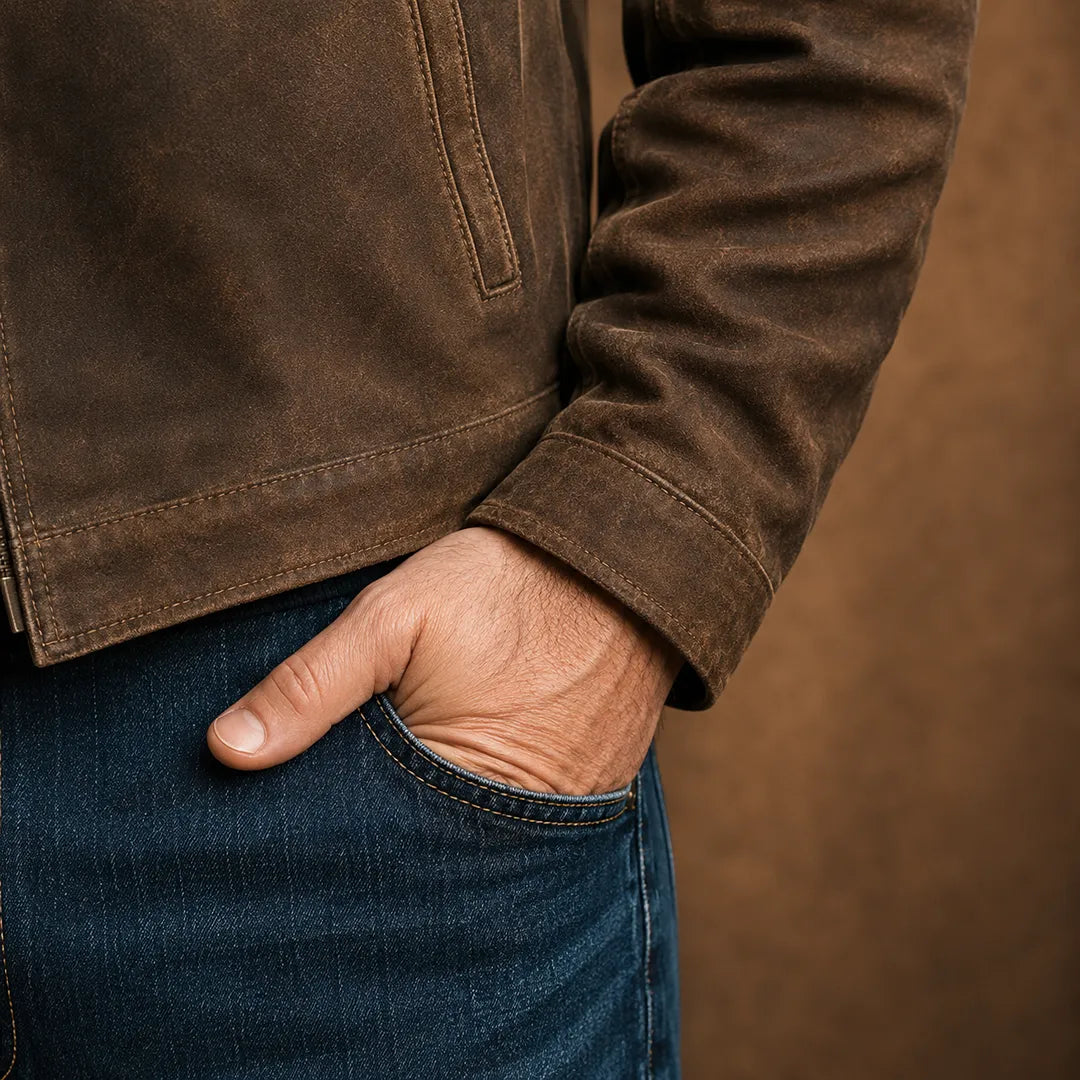 Varel | Giacca leggera con collo alto e zip
