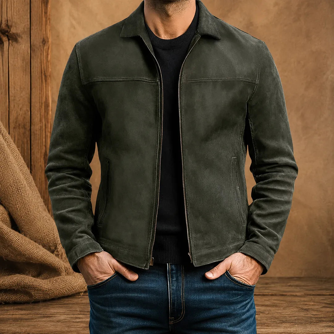 Varel | Giacca leggera con collo alto e zip