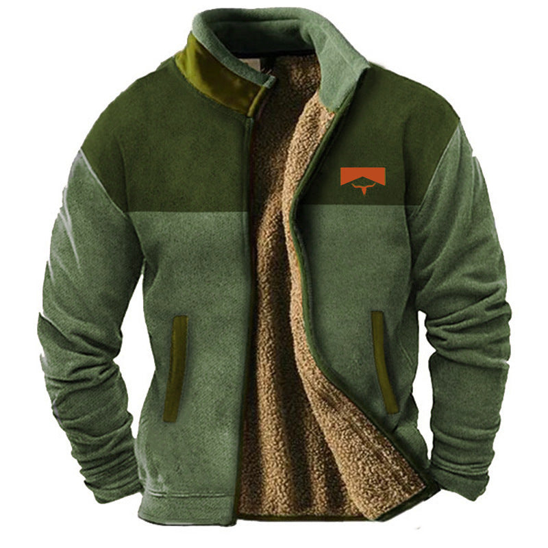 Varel | Giacca casual in pile da uomo