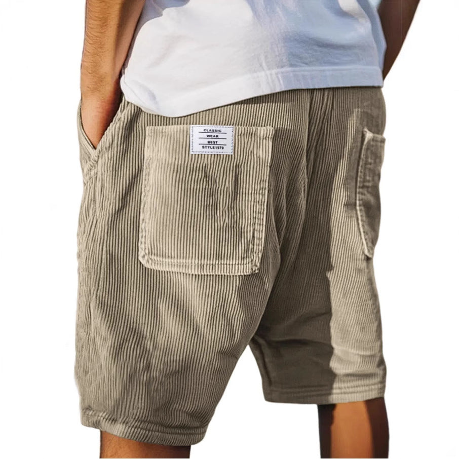 Varel | Pantaloni corti eleganti in velluto