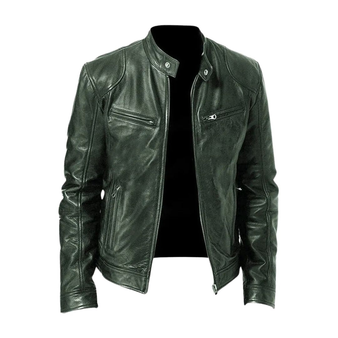Varel | Giacca casual in pelle