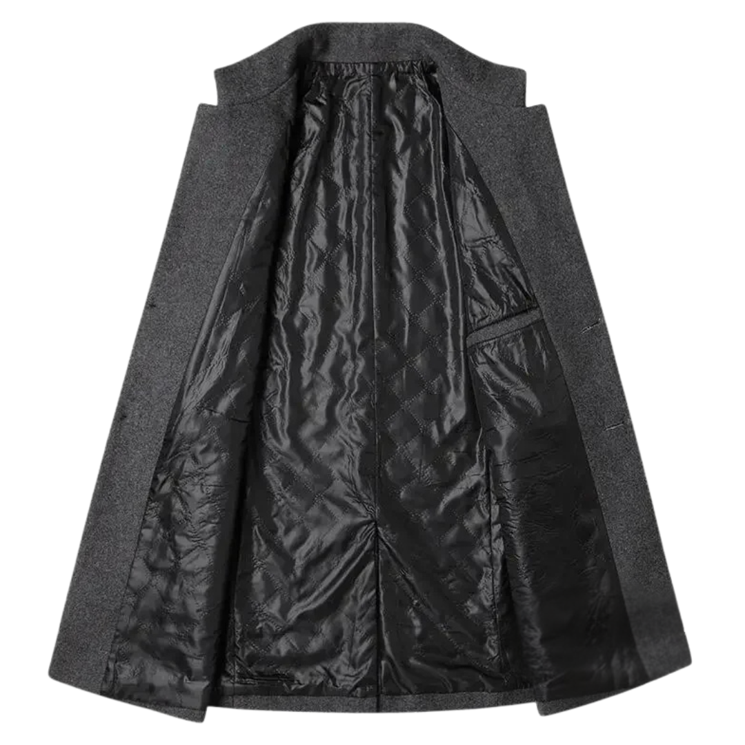 Varel | Trench da uomo in cashmere e lana