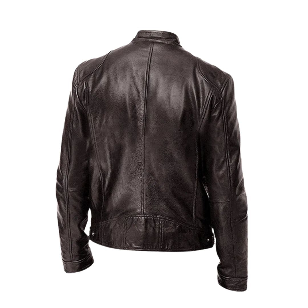 Varel | Giacca casual in pelle