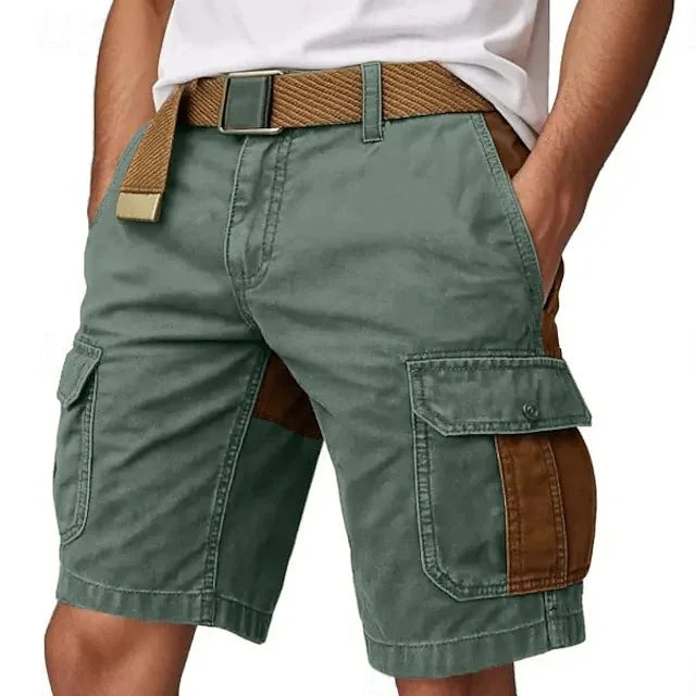 Varel | Pantaloni cargo corti estivi in cotone
