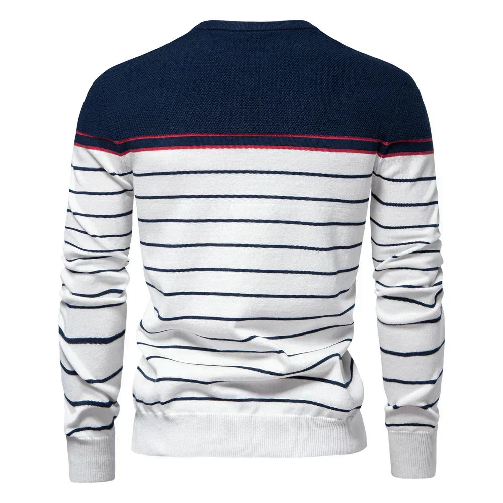 Varel | T-shirt a maniche lunghe Modern Fit in cotone morbido