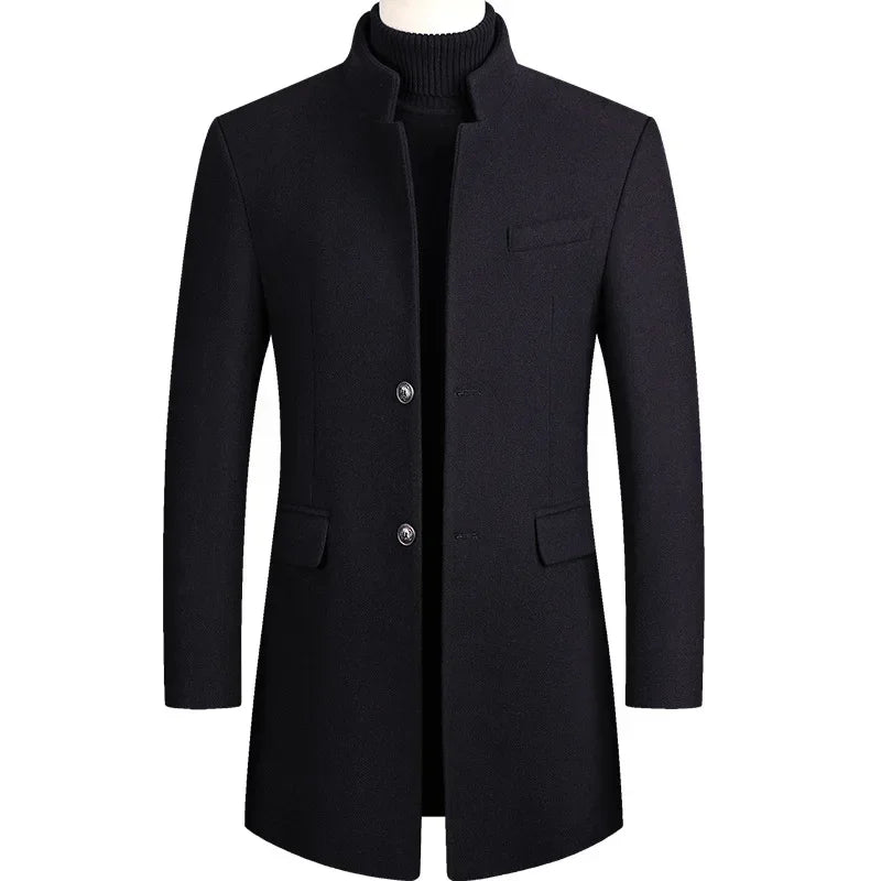 Varel | Trench da uomo in cashmere e lana