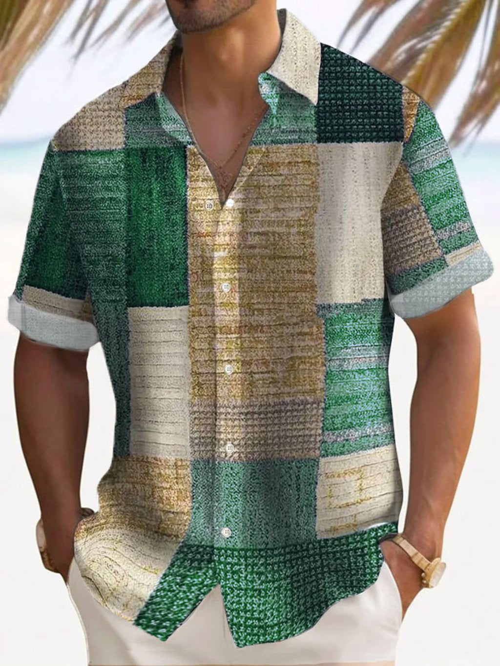 Varel | Camicia elegante a maniche corte