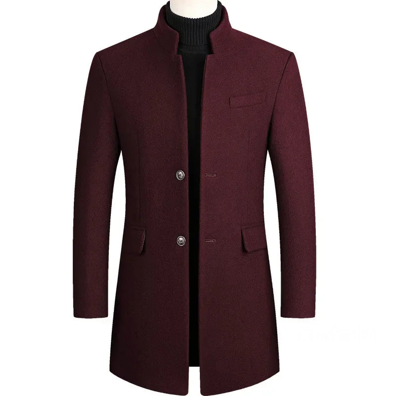 Varel | Trench da uomo in cashmere e lana