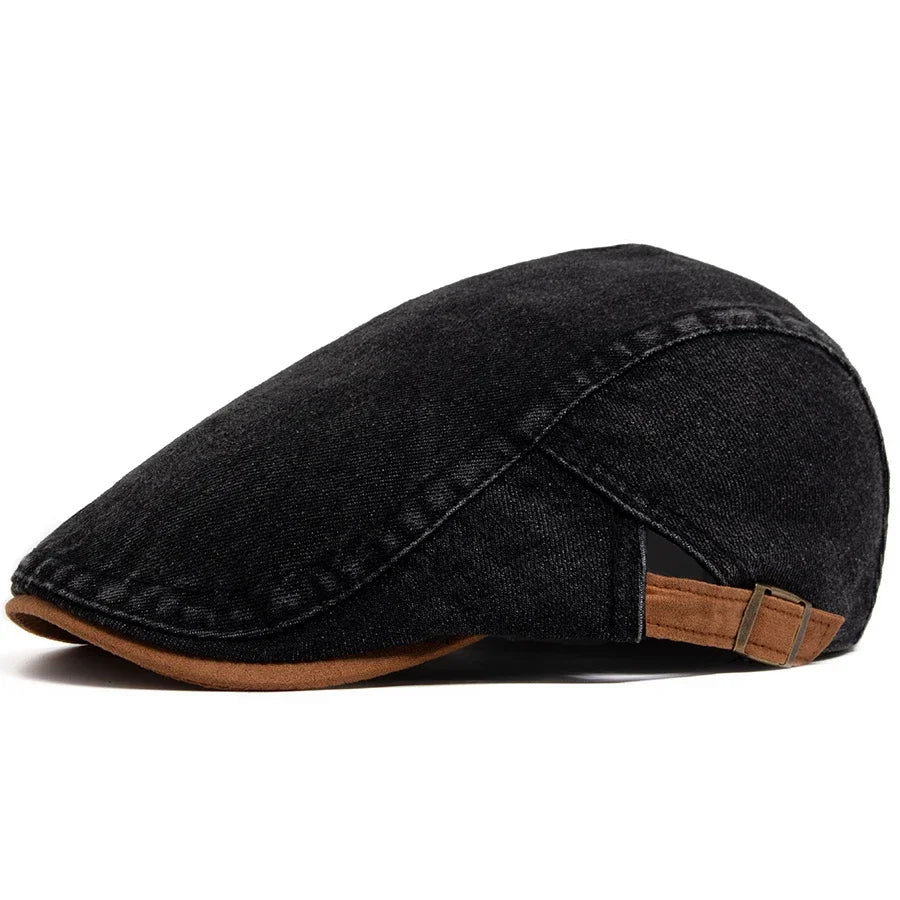 Varel | Berretto piatto premium in denim – stile senza tempo e comfort quotidiano