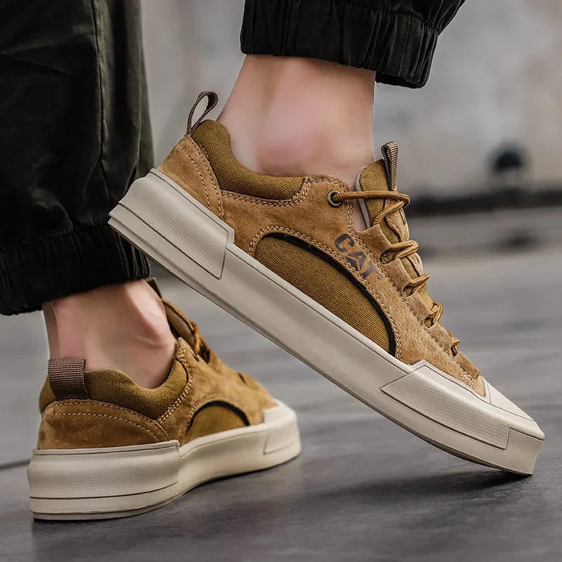 Varel | Scarpe in tela con lacci in camoscio per uso quotidiano