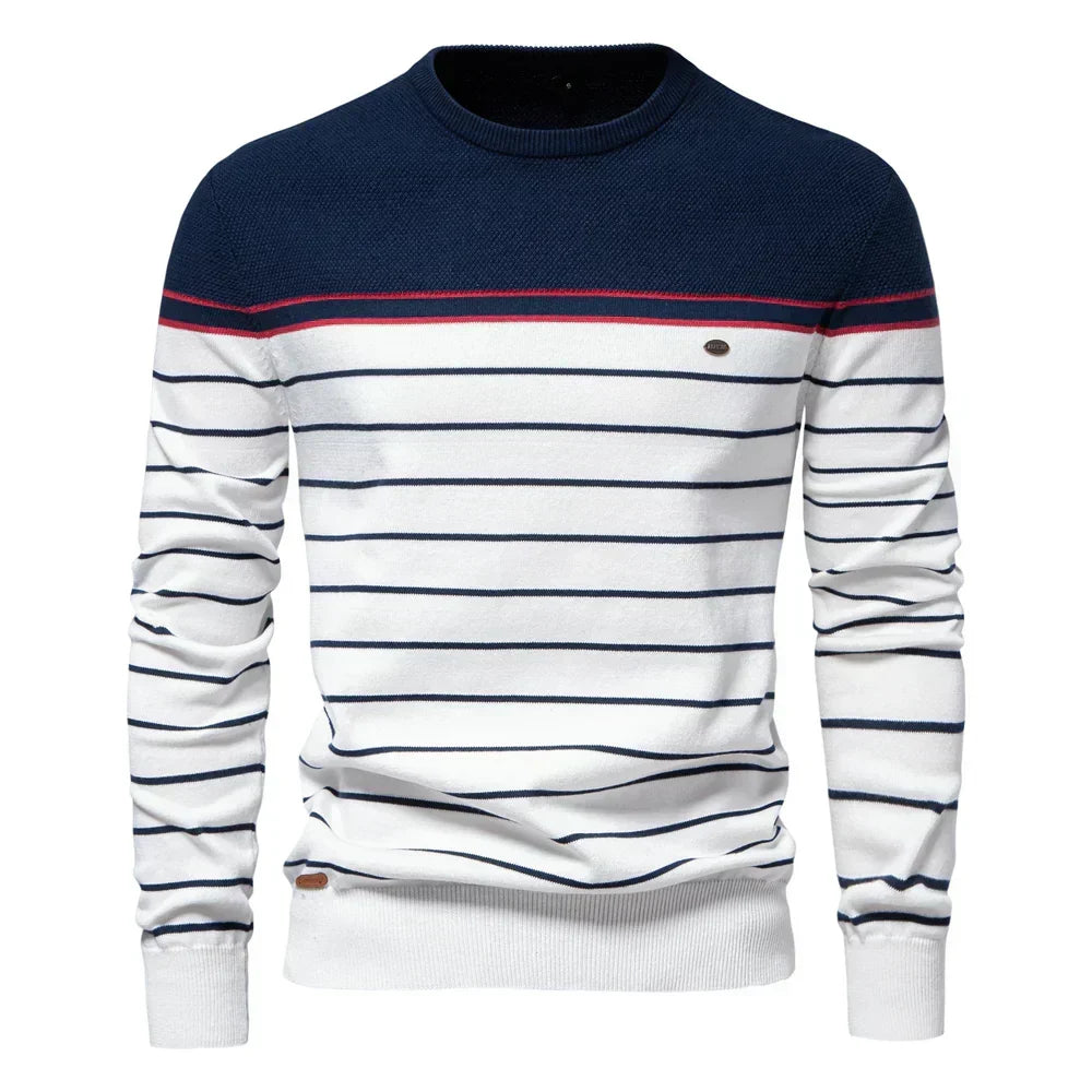 Varel | T-shirt a maniche lunghe Modern Fit in cotone morbido