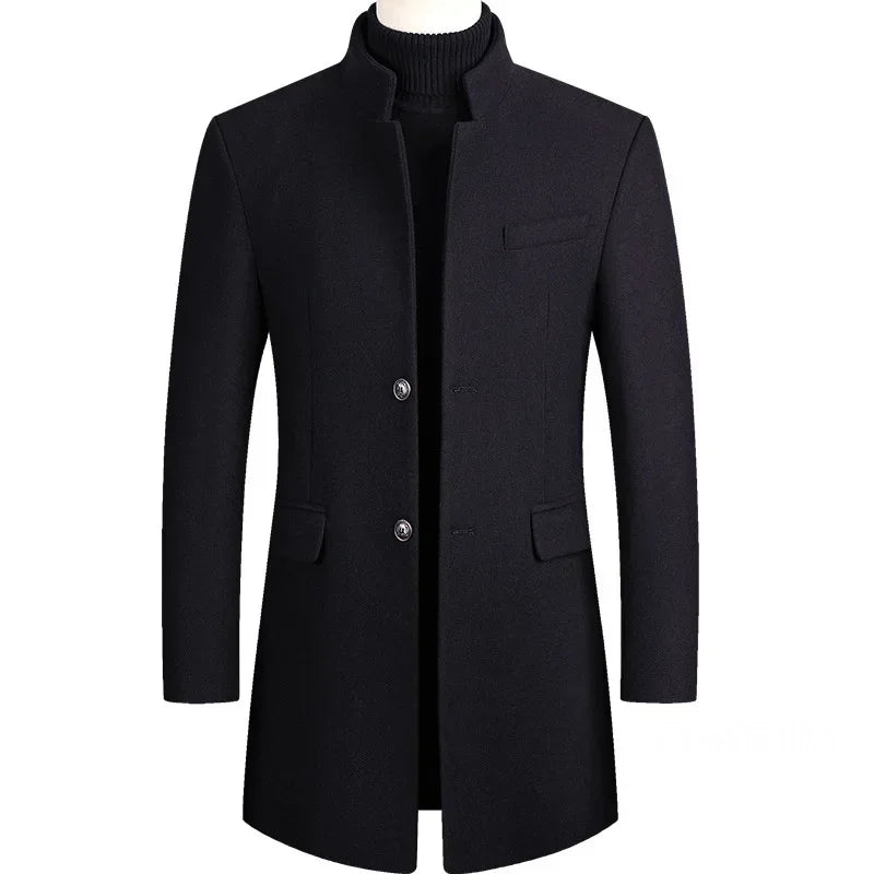 Varel | Trench da uomo in cashmere e lana