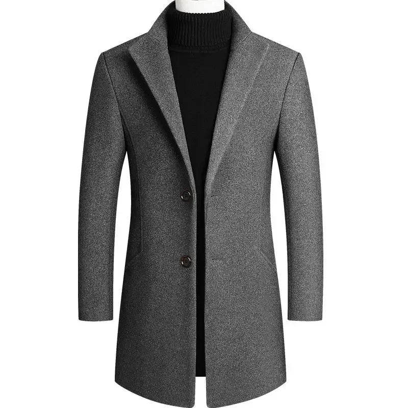Varel | Trench da uomo in cashmere e lana
