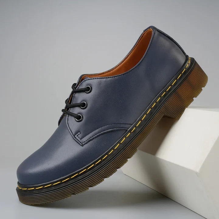 Varel | Scarpe Derby con lacci e cuciture a contrasto sulla suola
