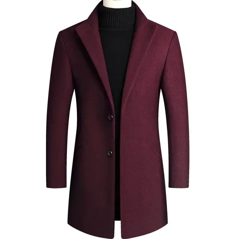 Varel | Trench da uomo in cashmere e lana