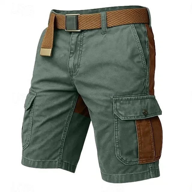 Varel | Pantaloni cargo corti estivi in cotone