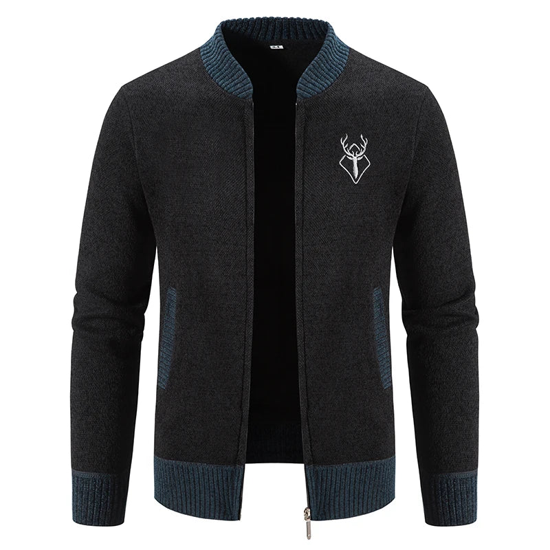Varel | Gilet da uomo in maglia con dettaglio autunnale