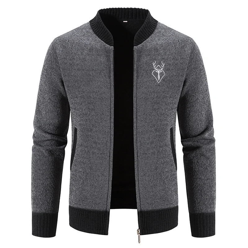Varel | Gilet da uomo in maglia con dettaglio autunnale