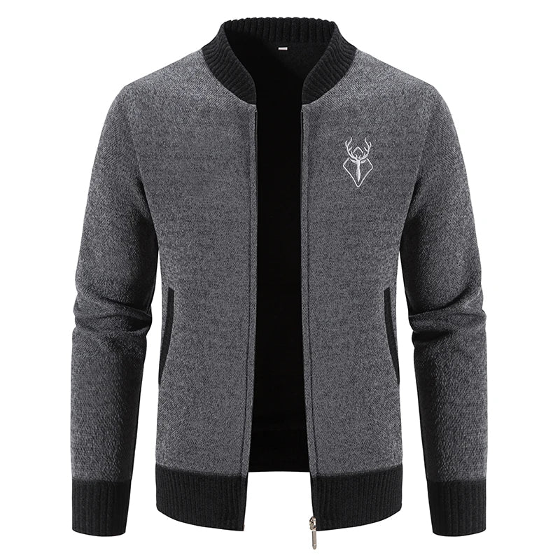 Varel | Gilet da uomo in maglia con dettaglio autunnale
