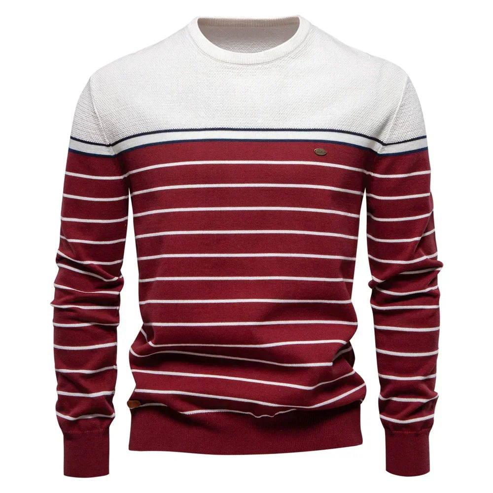 Varel | T-shirt a maniche lunghe Modern Fit in cotone morbido