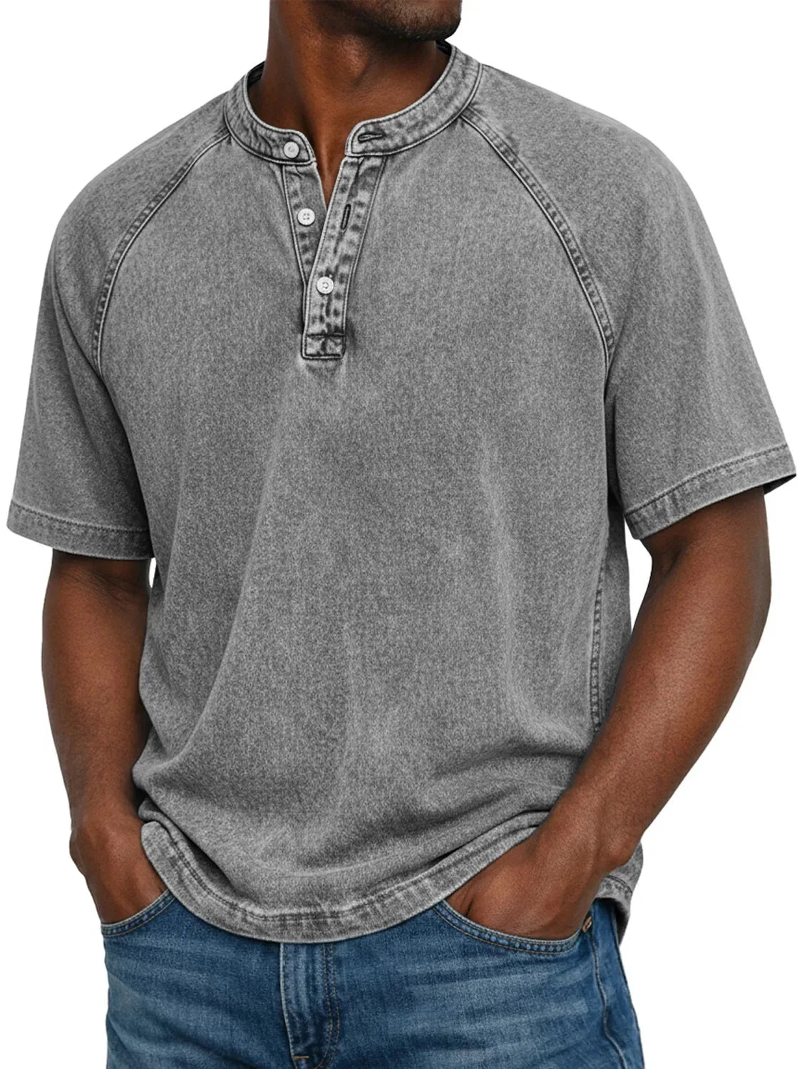 Varel | Camicia vintage da uomo con bottoni