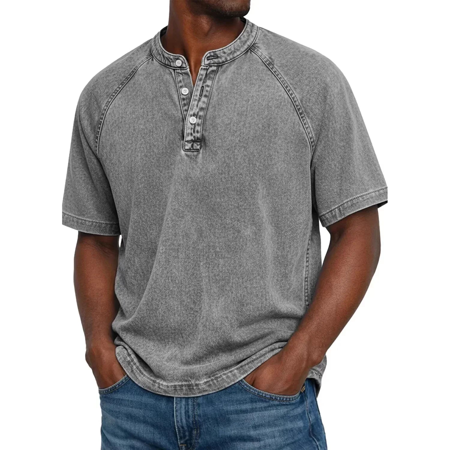 Varel | Camicia vintage da uomo con bottoni