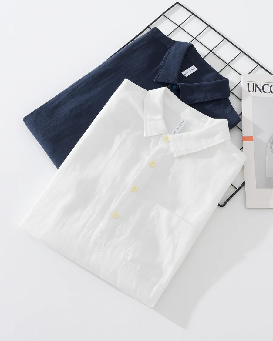 Varel | Camicia a maniche lunghe con colletto e tasca