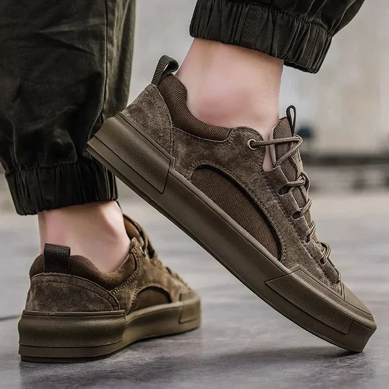 Varel | Scarpe in tela con lacci in camoscio per uso quotidiano
