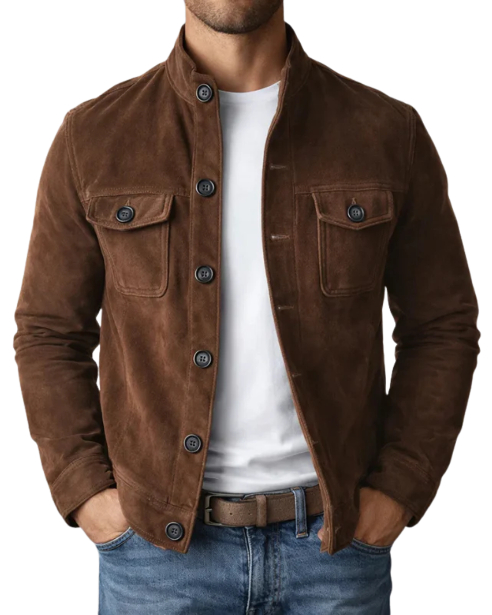 Varel | Bomber premium in camoscio