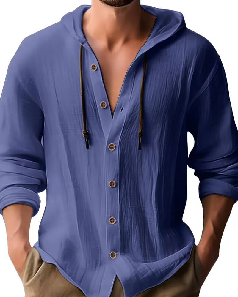 Varel | T-shirt con cappuccio a maniche lunghe