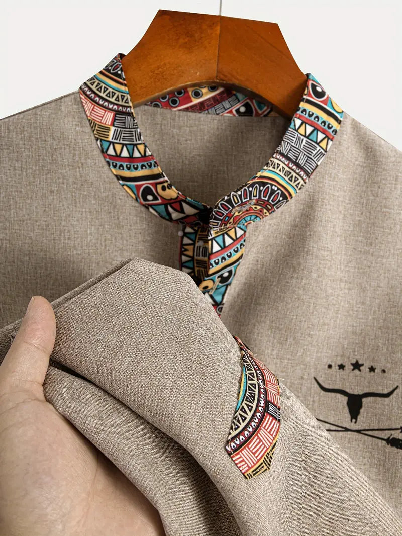 Varel | Camicia elegante a maniche corte