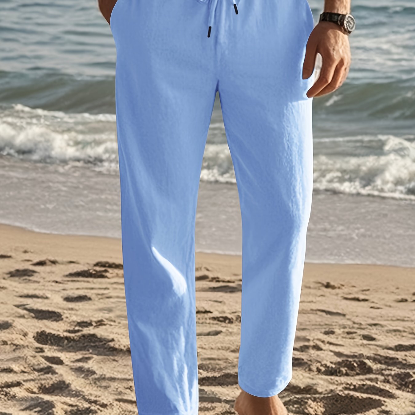 Varel | Pantaloni in lino da uomo