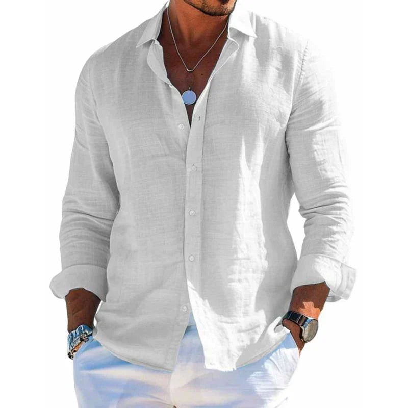Varel | Camicia elegante in tessuto traspirante 1+1 in omaggio
