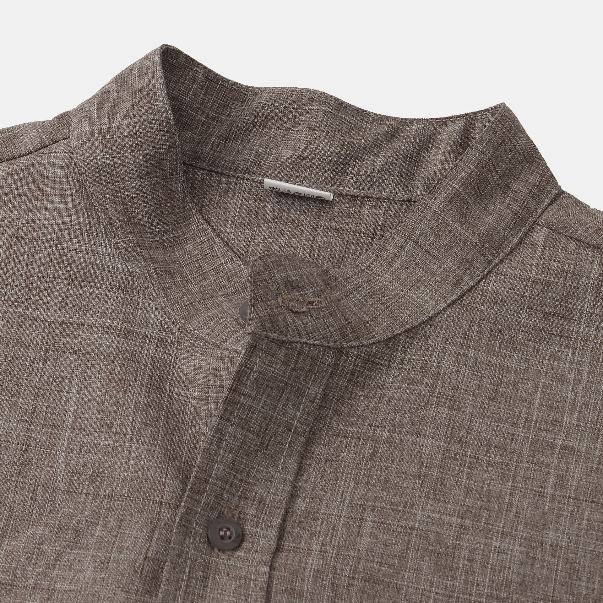 Varel | Camicia in cotone unita con bottoni