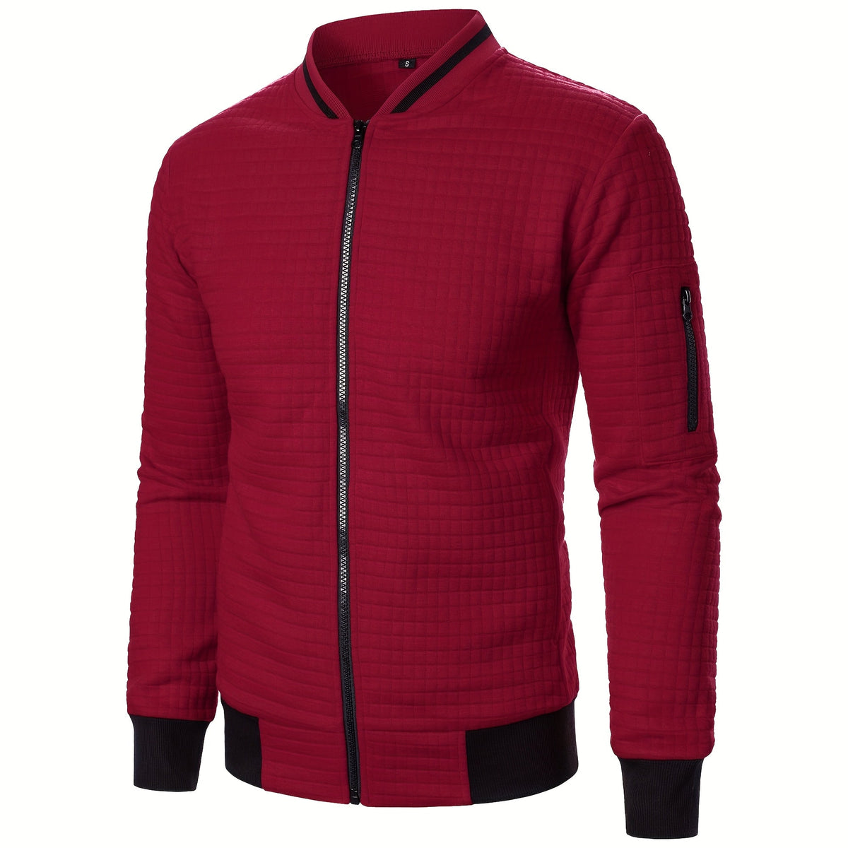 Varel | Giacca cardigan con collo rialzato e chiusura a zip