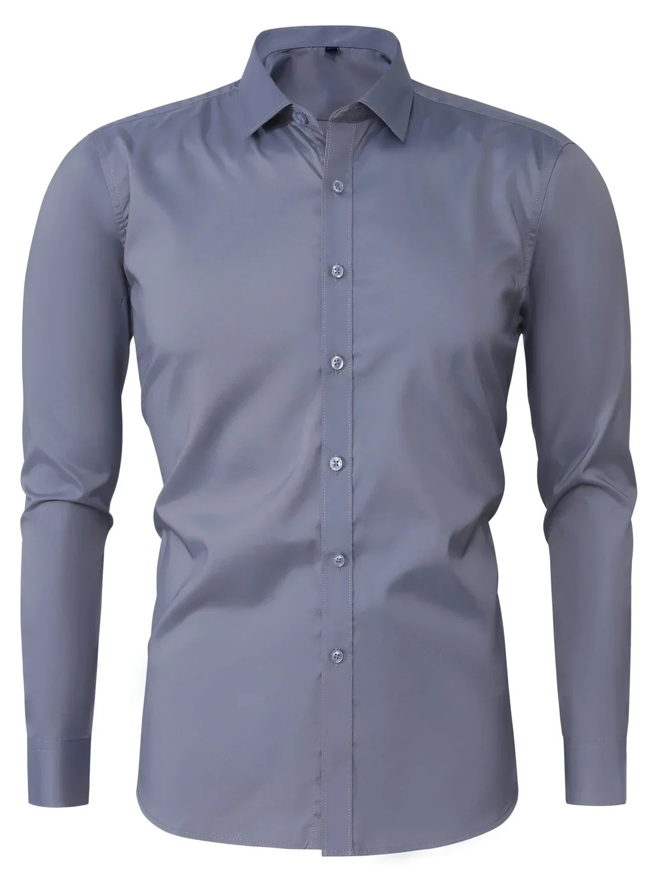 Varel | Camicia elegante a maniche lunghe con bottoni
