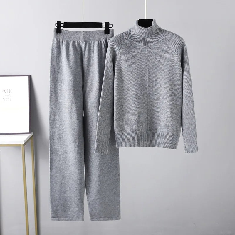Varel | Completo due pezzi Lounge in maglia intrecciata
