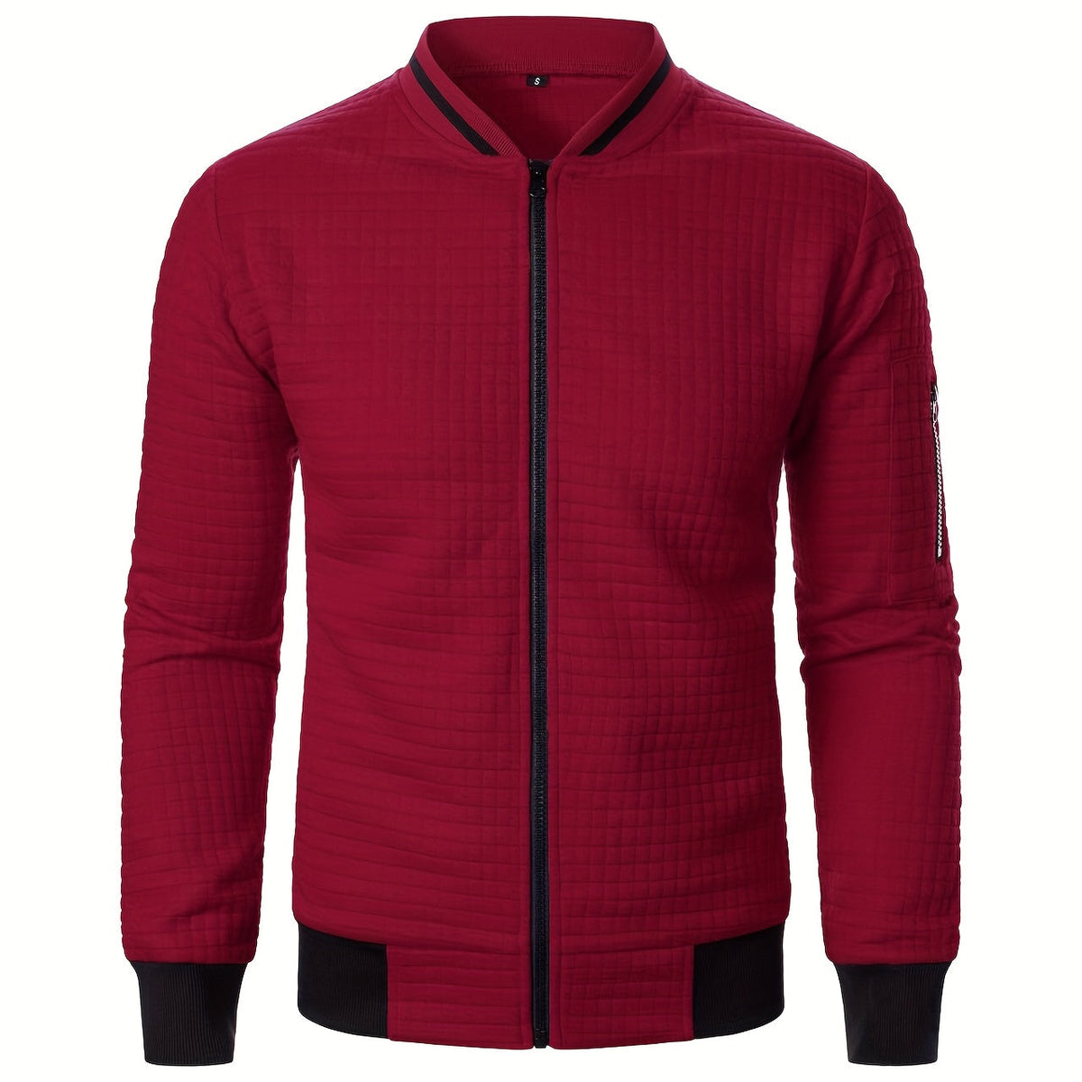 Varel | Giacca cardigan con collo rialzato e chiusura a zip