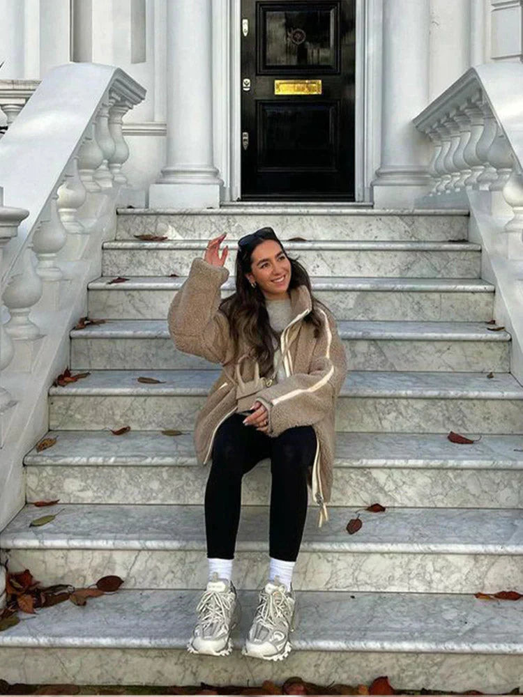 Varel | Giacca Teddyfleece