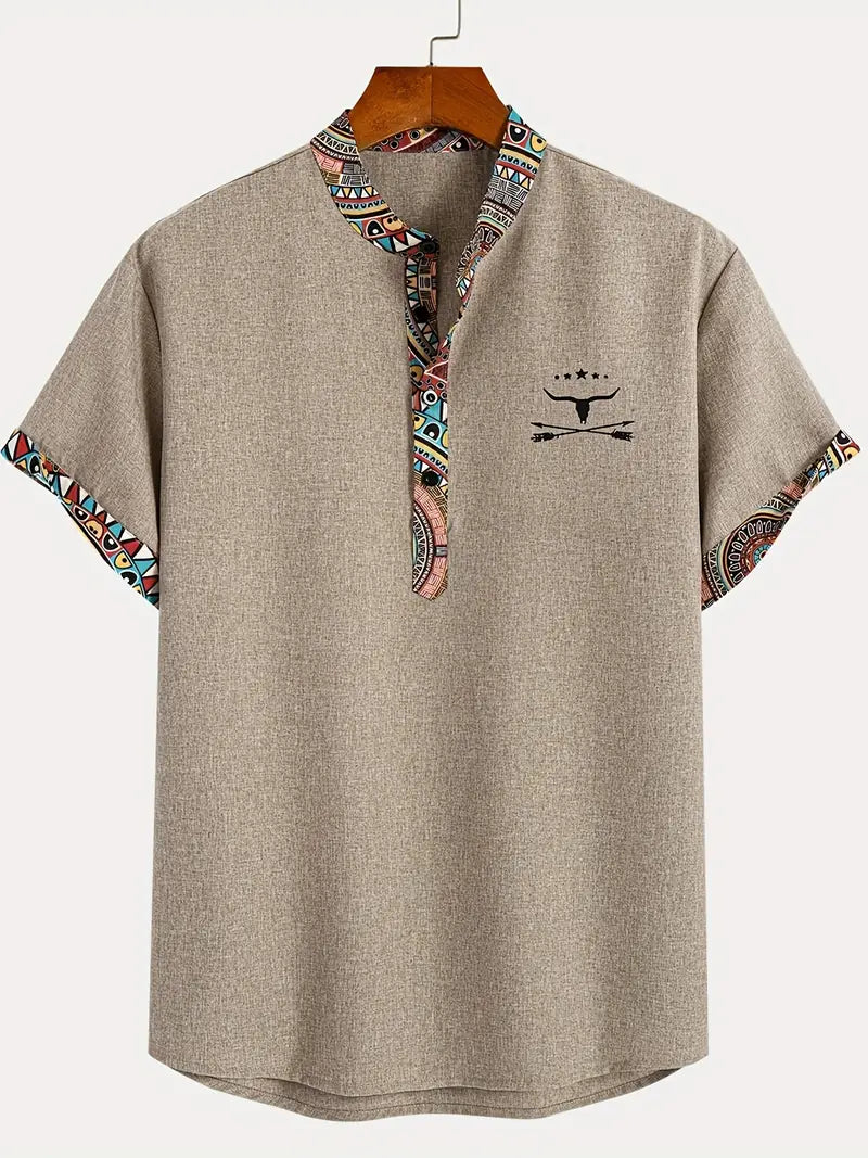 Varel | Camicia elegante a maniche corte