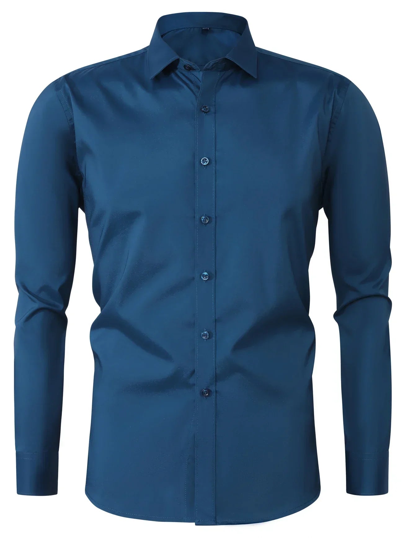 Varel | Camicia elegante a maniche lunghe con bottoni