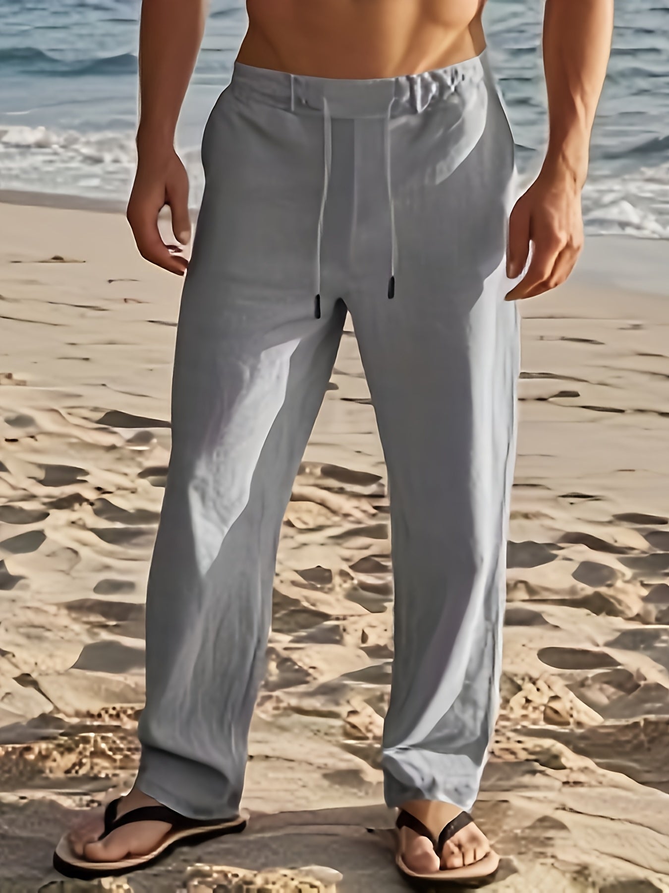Varel | Pantaloni in lino da uomo