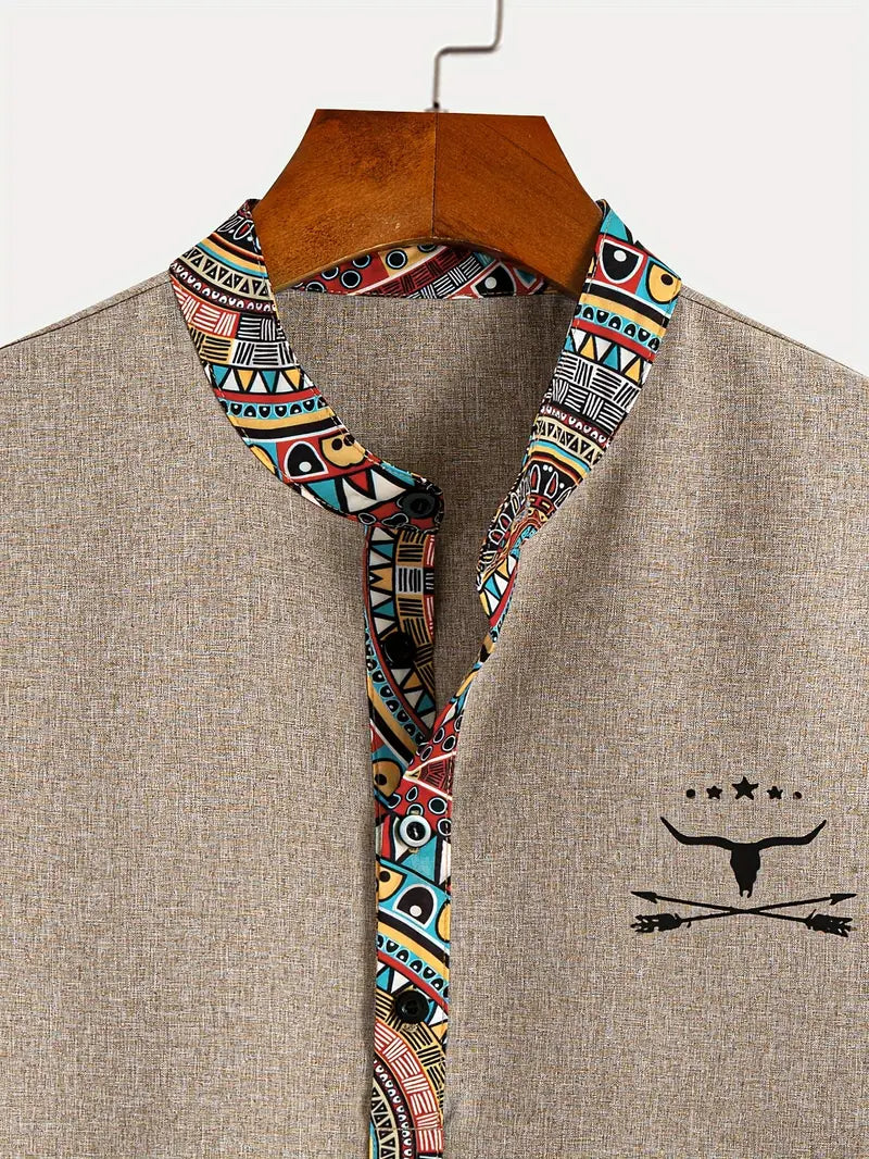 Varel | Camicia elegante a maniche corte