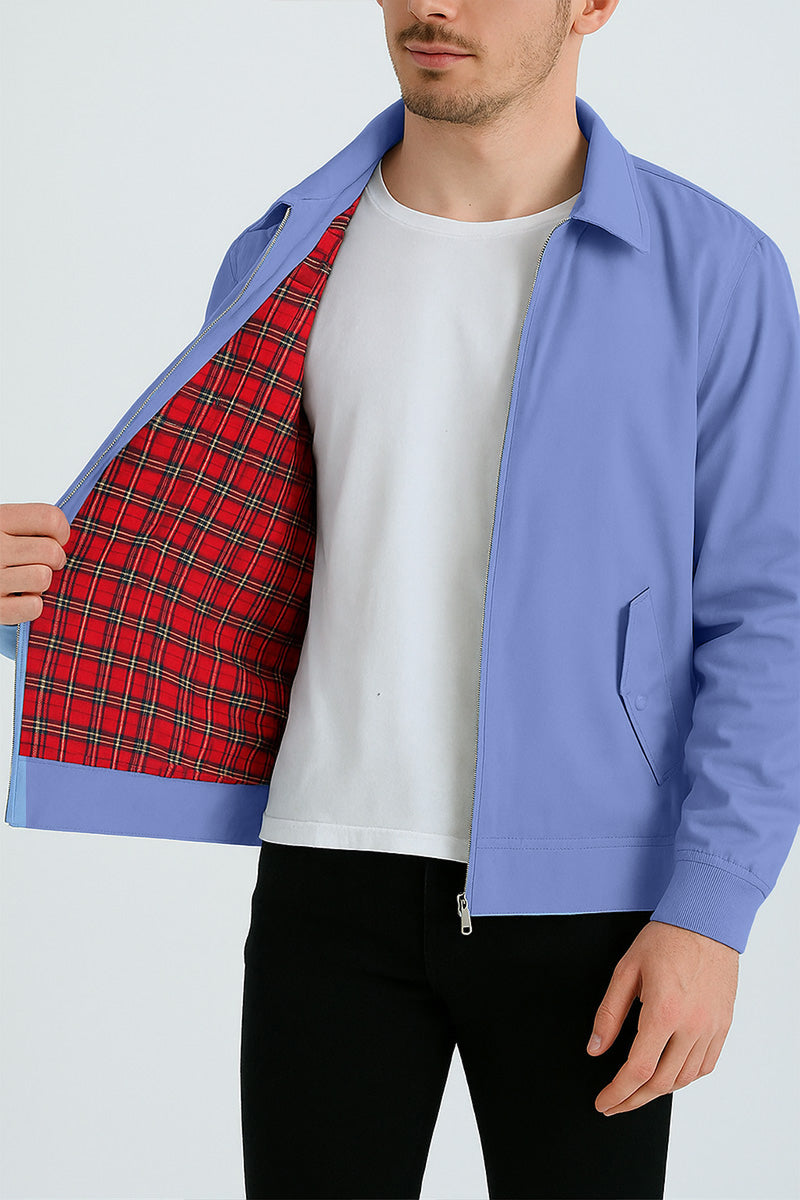 Varel | Giacca Harrington con fodera tartan
