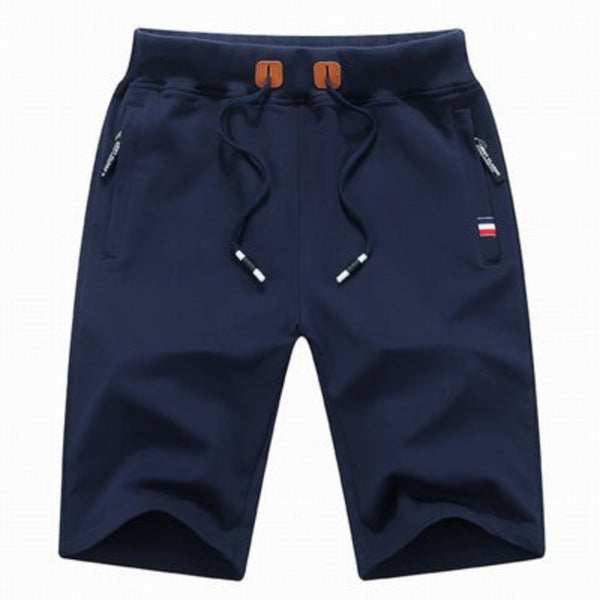 Varel | Pantaloni corti in cotone con tasche con cerniera