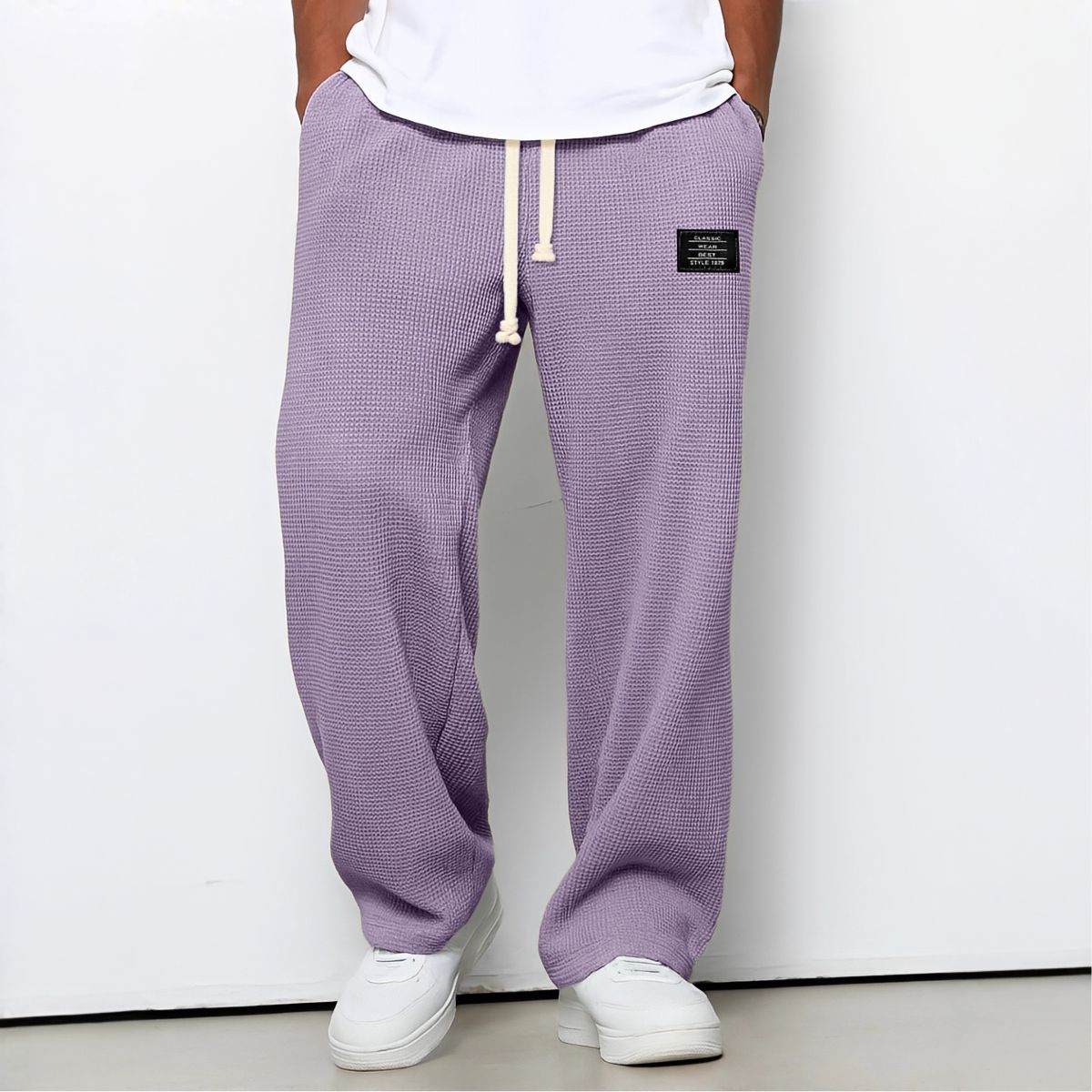 Varel | Pantaloni comodi da uomo dalla vestibilità ampia e vita regolabile